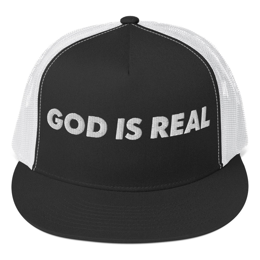 God is Real Trucker Cap