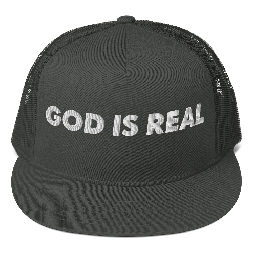 God is Real Trucker Cap