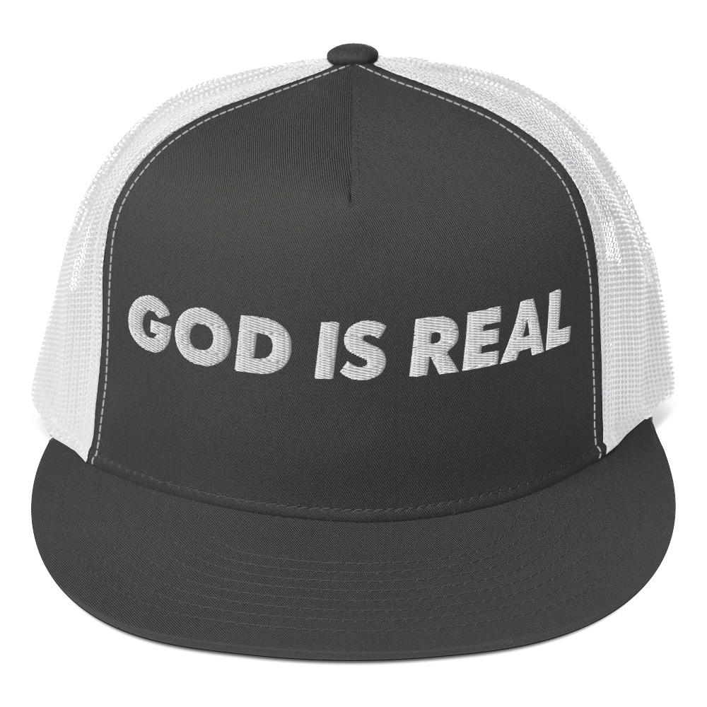 God is Real Trucker Cap