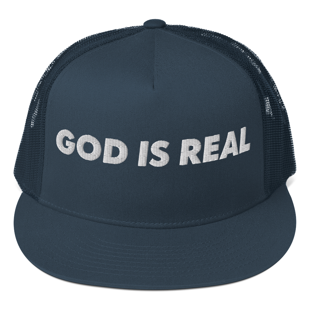 God is Real Trucker Cap