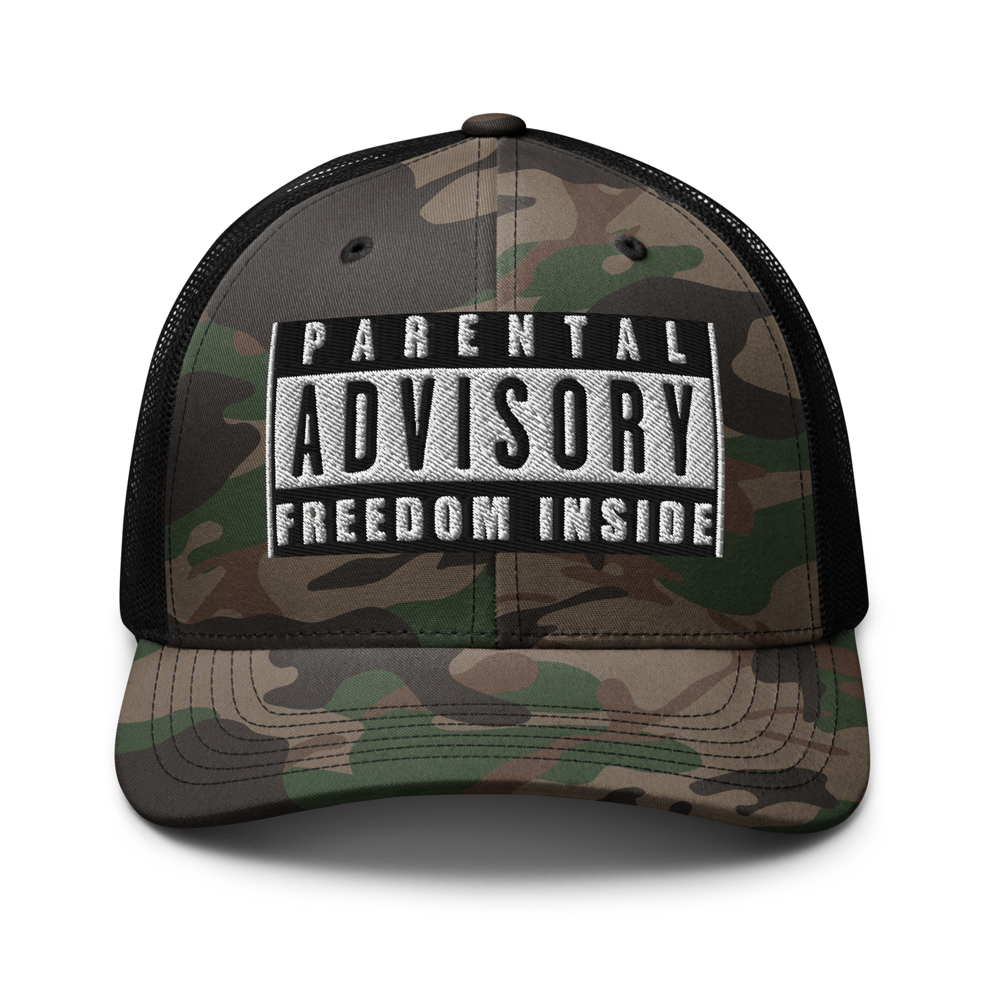 Freedom Inside Camouflage Trucker Cap