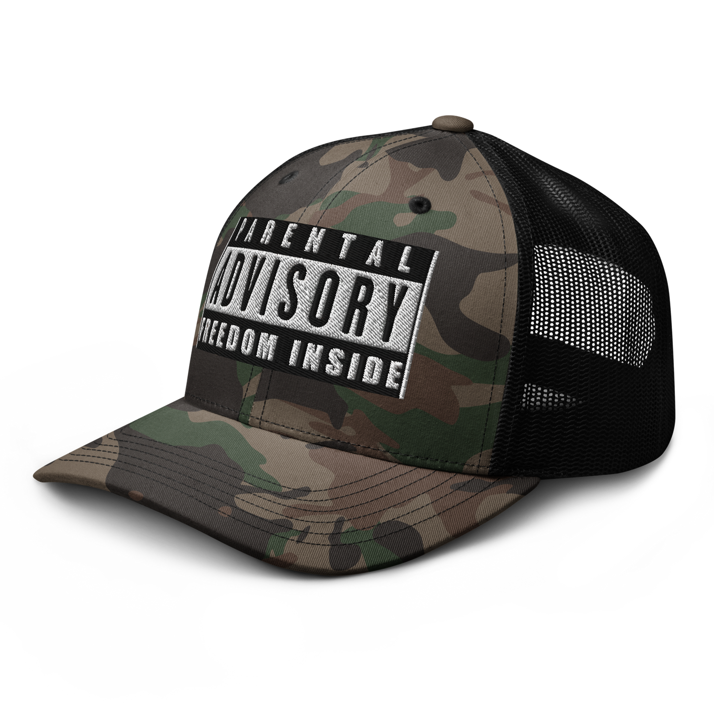 Freedom Inside Camouflage Trucker Cap