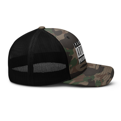 Freedom Inside Camouflage Trucker Cap