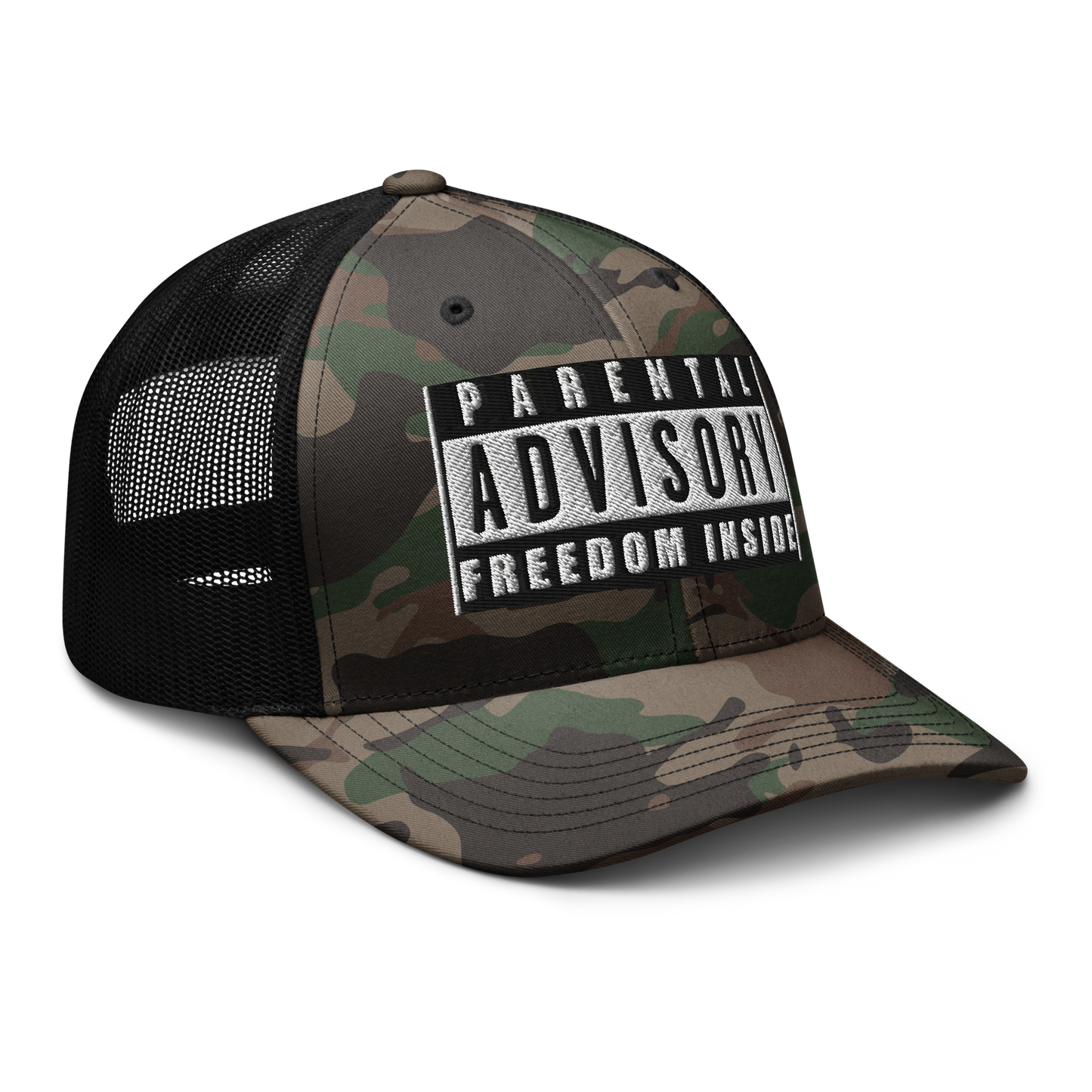 Freedom Inside Camouflage Trucker Cap