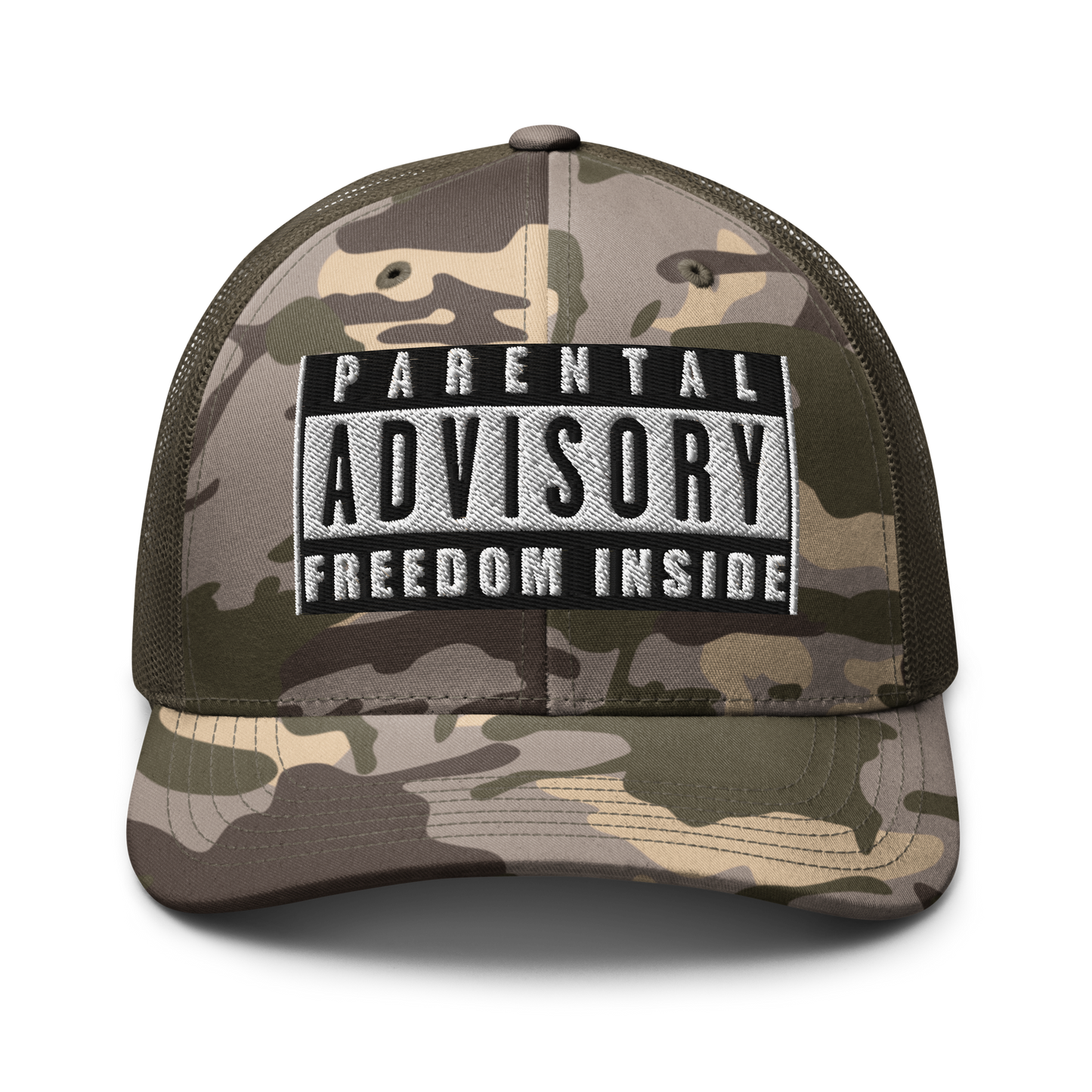 Freedom Inside Camouflage Trucker Cap