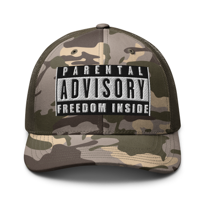 Freedom Inside Camouflage Trucker Cap