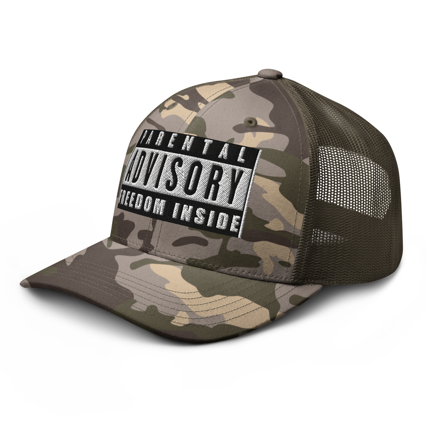 Freedom Inside Camouflage Trucker Cap