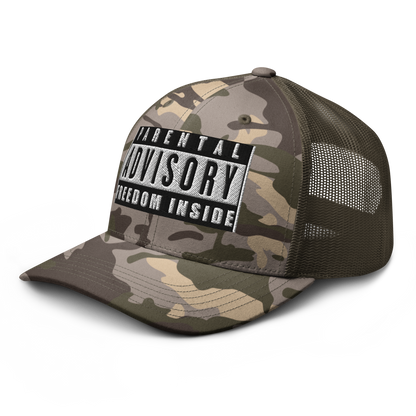 Freedom Inside Camouflage Trucker Cap