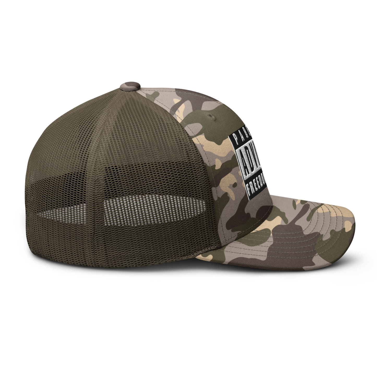 Freedom Inside Camouflage Trucker Cap