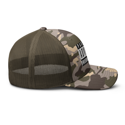 Freedom Inside Camouflage Trucker Cap