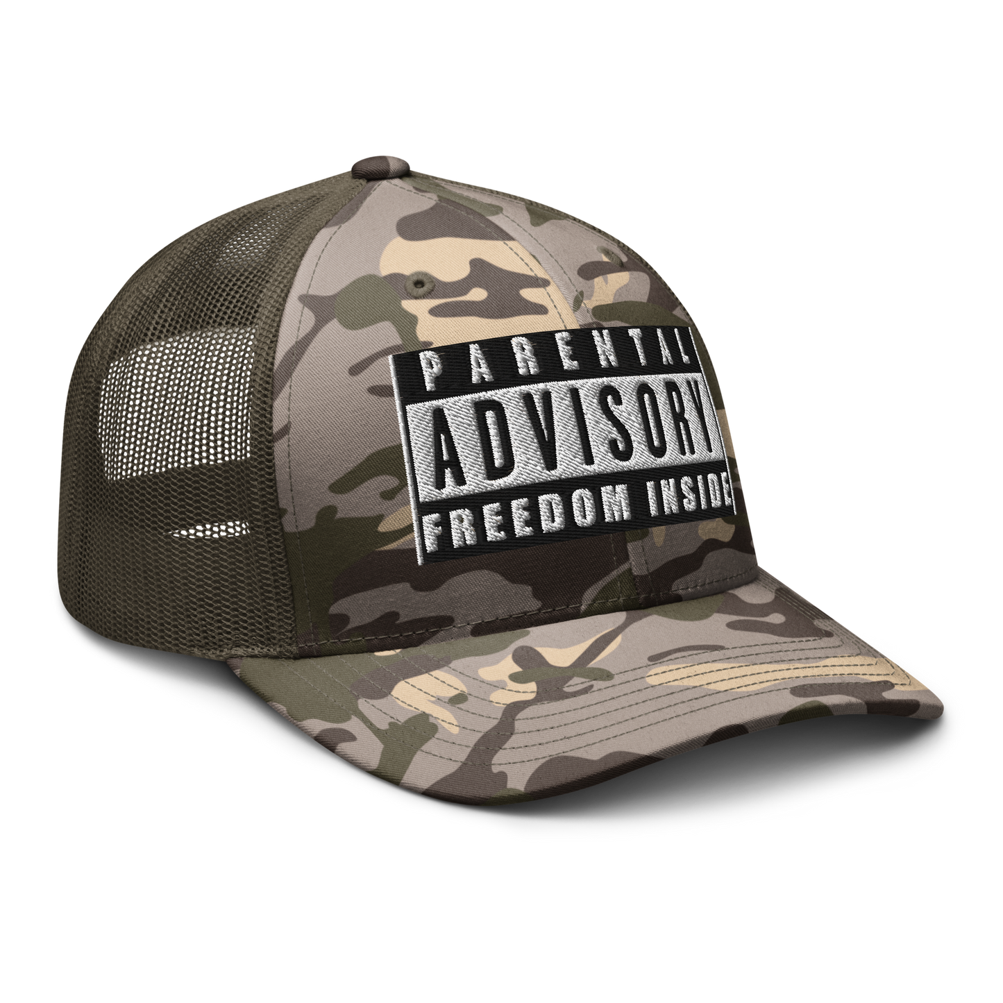 Freedom Inside Camouflage Trucker Cap