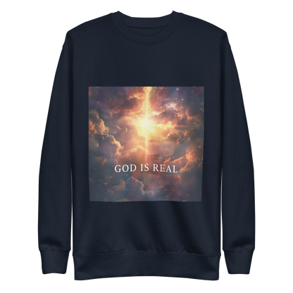 "God Is Real" Premium Sweatshirt (unisex)