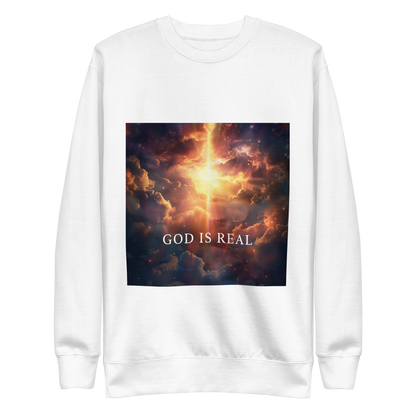 "God Is Real" Premium Sweatshirt (unisex)